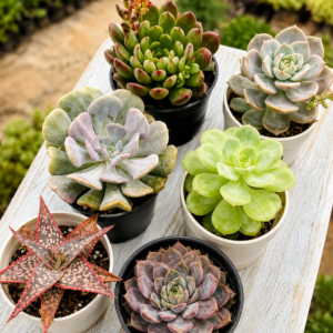 Succulent Combo – 6 Plants | Bare Rooted