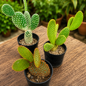 Opuntia Microdasys – Bunny Ears Cactus Combo of 3