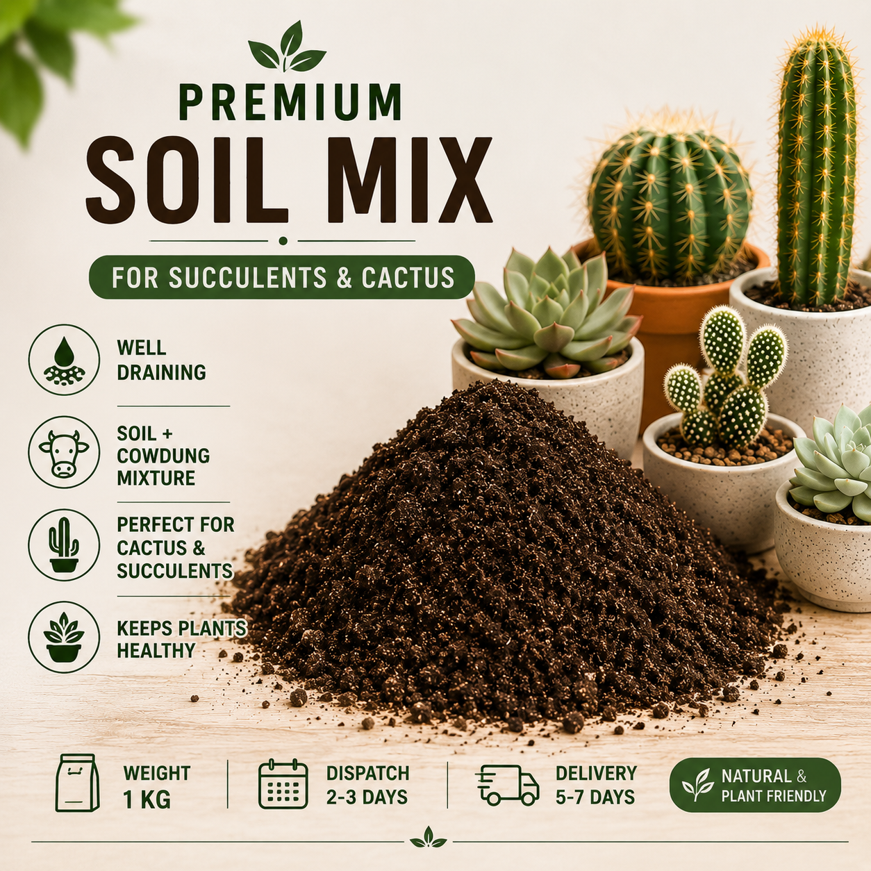 Succulent & Cactus Potting Soil Mix